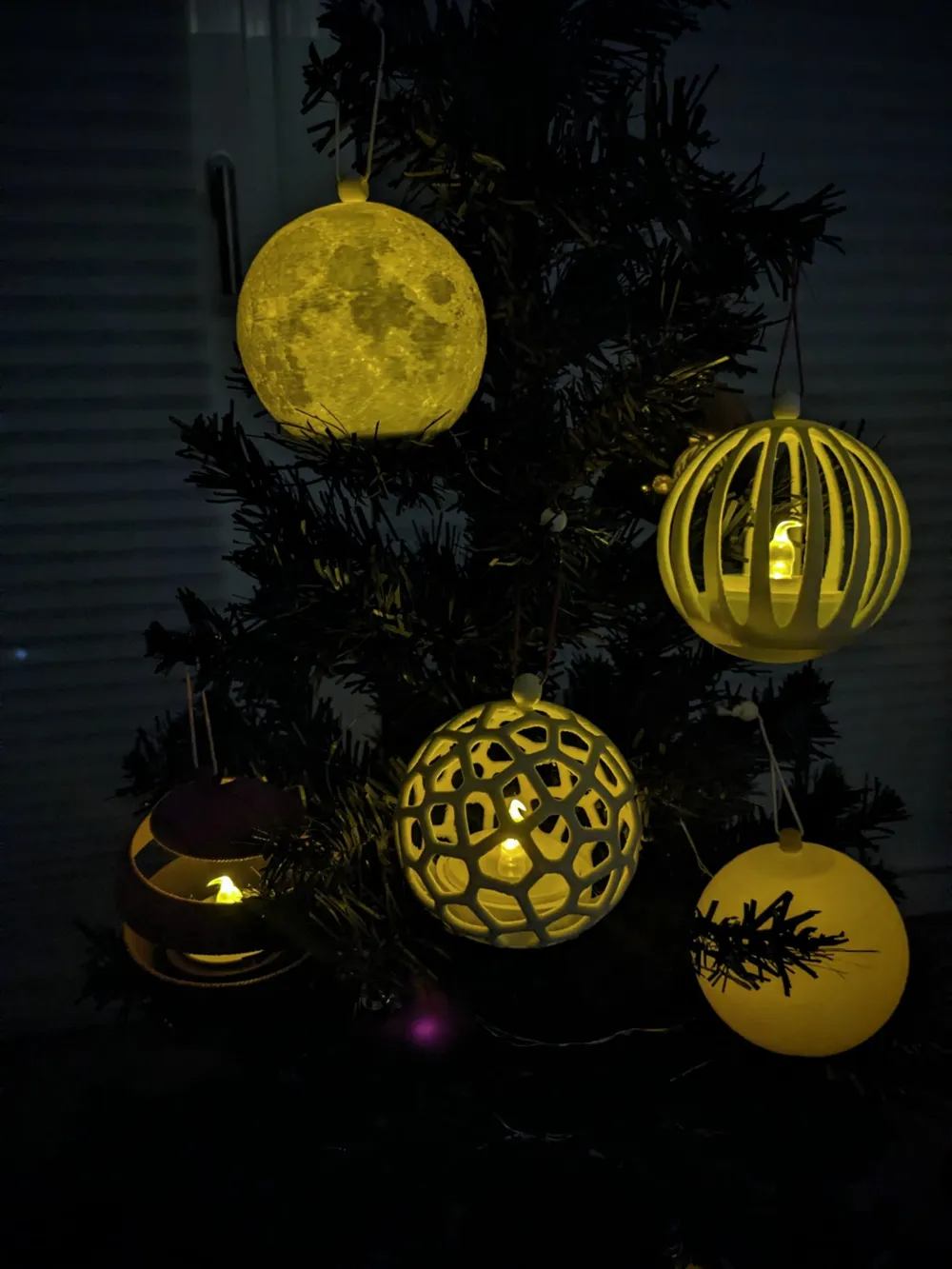 LunaTree Tealight Ornament(Pack of 3)
