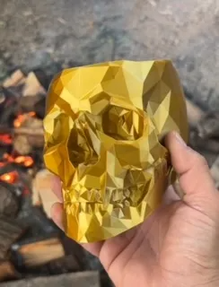 Geometric Skull Planter