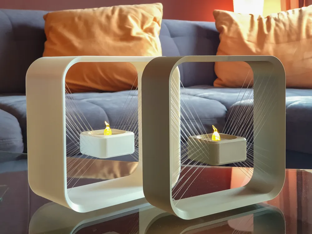 Luminara Frame β Floating Candle Holder