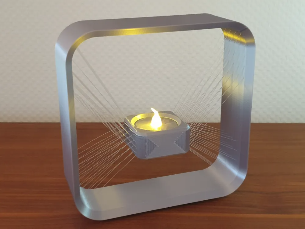 Luminara Frame β Floating Candle Holder