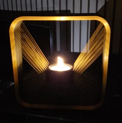 Luminara Frame β Floating Candle Holder