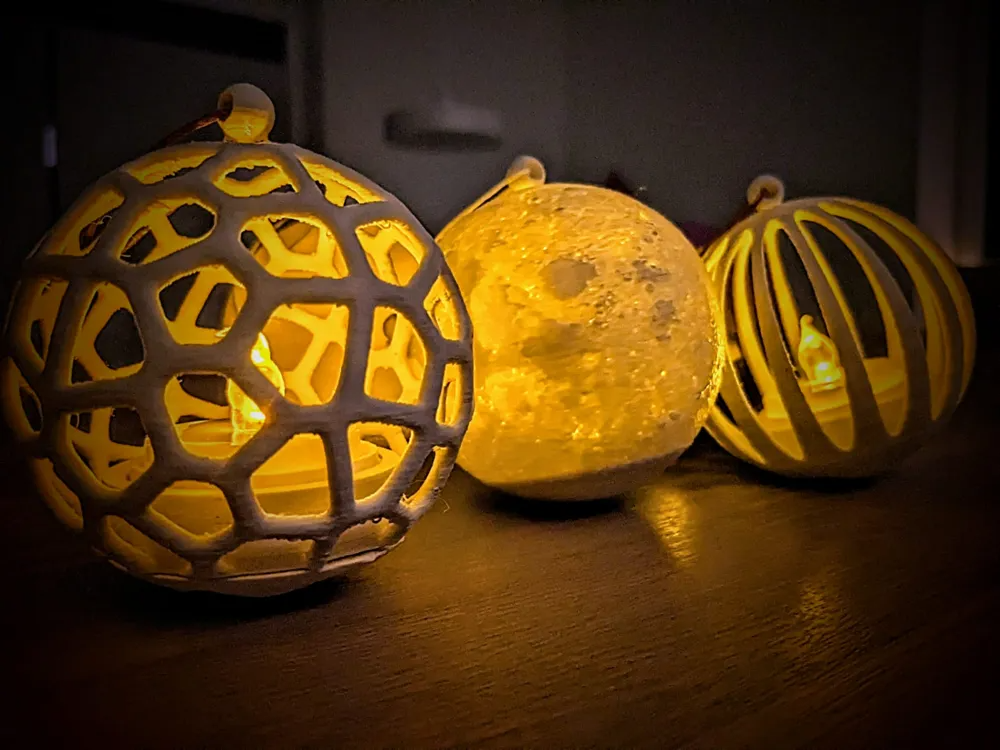 LunaTree Tealight Ornament(Pack of 3)