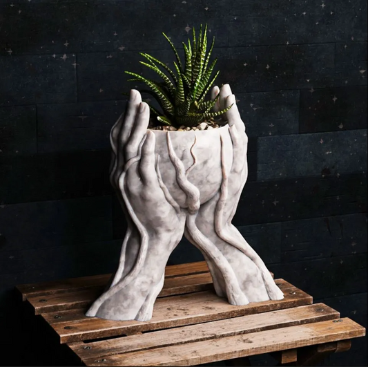 Gaia Hands Planter