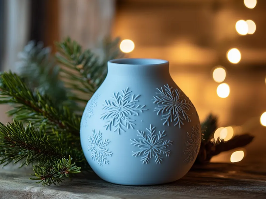 FrostBloom Vase