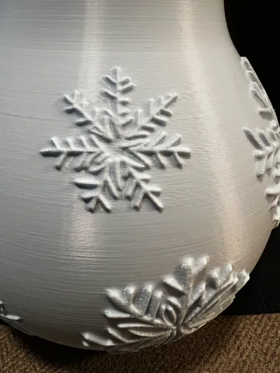 FrostBloom Vase