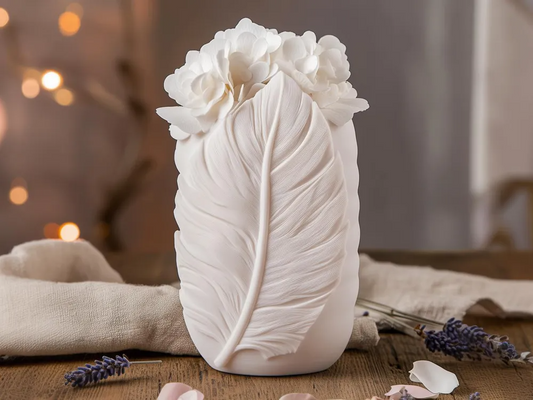 Whispering Plumage Vase
