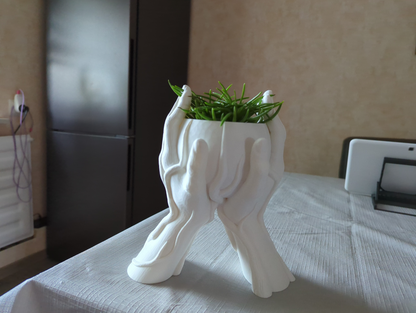 Gaia Hands Planter