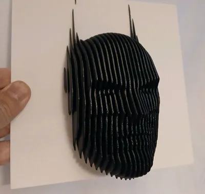 ShadowFrame: Dark Knight Layered Sculpture(with frame)