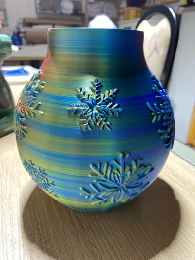 FrostBloom Vase