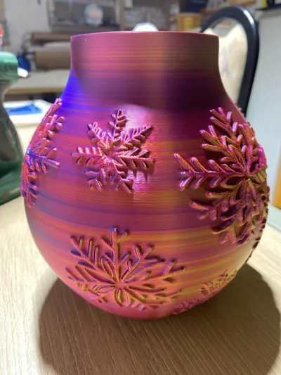 FrostBloom Vase